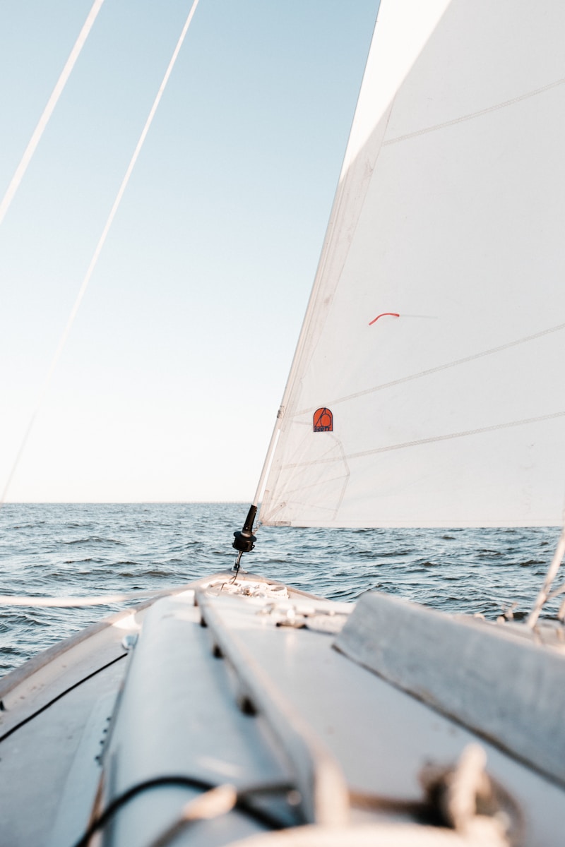 person sailing on ocean
